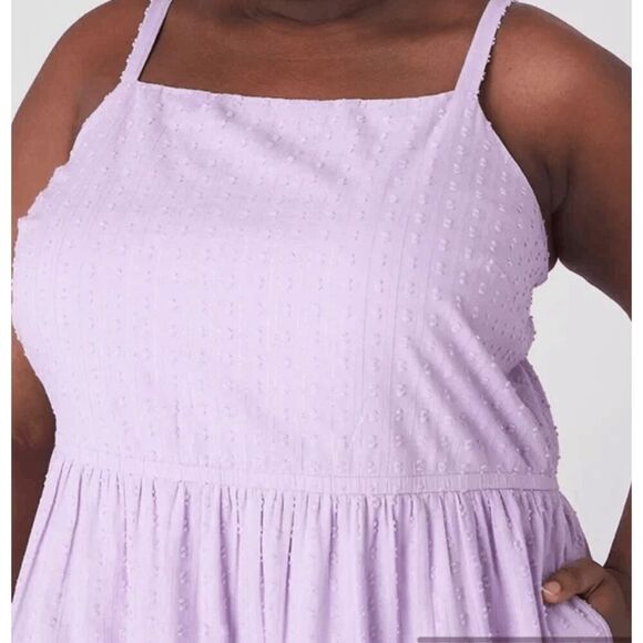 Lane Bryant NWT Tie-Strap Tiered Maxi Dress - Picture 2 of 4